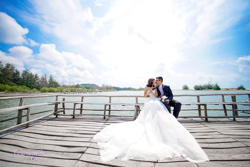 chụp ảnh cưới tại hồ cốc
