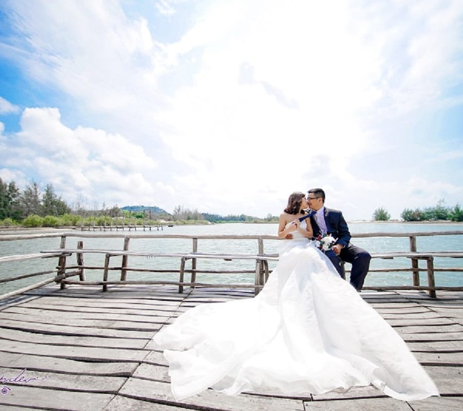 chụp hình cưới ở Hồ Cốc