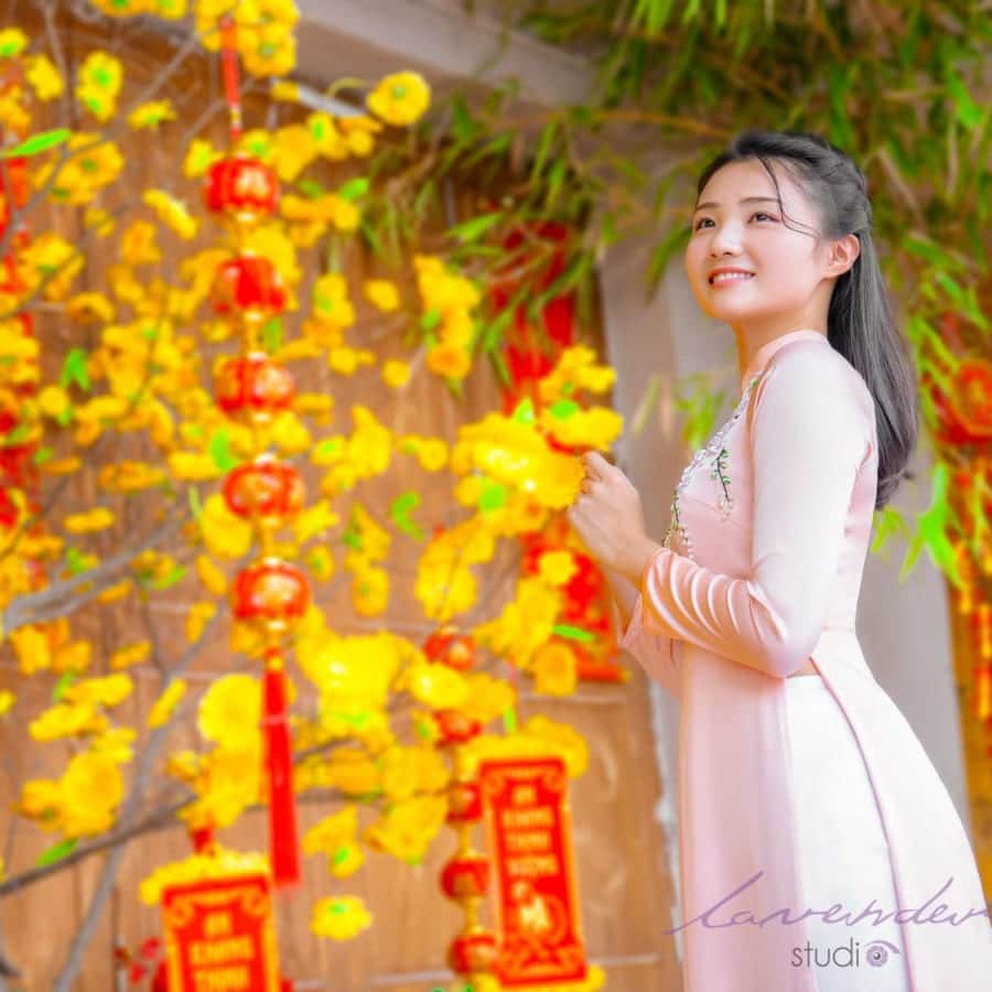 Chụp ảnh áo dài Tết đẹp và rẻ ở Hà Nội
