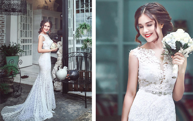 10 mẫu váy cưới trễ vai thời thượng, cuốn hút và sang trọng — CALLA BRIDAL