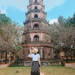 Chùa thiên mụ là địa điểm chụp ảnh đẹp ở Huế
