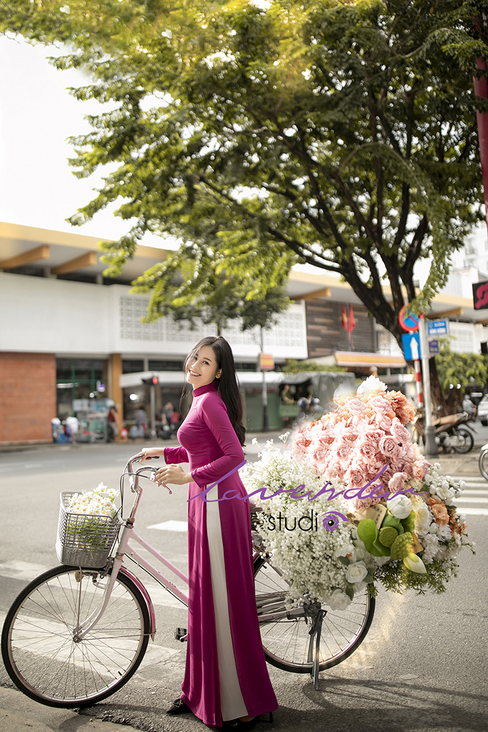 Chụp ảnh chân dung áo dài đẹp ở Hà Nội
