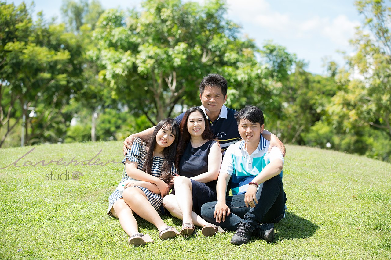 chụp hình gia đình ở HCM