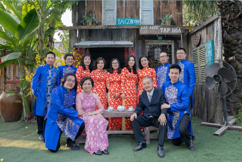 Chụp ảnh Tết gia đình tại Lavender Đà Nẵng