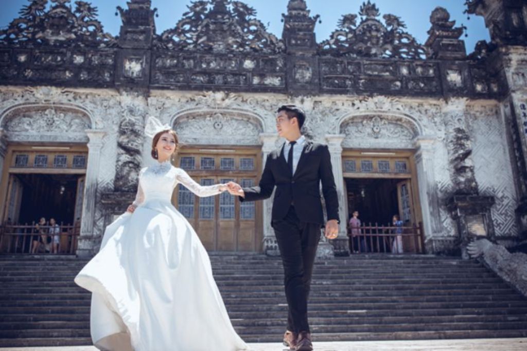 Chụp ảnh cưới ngoại cảnh ở Huế