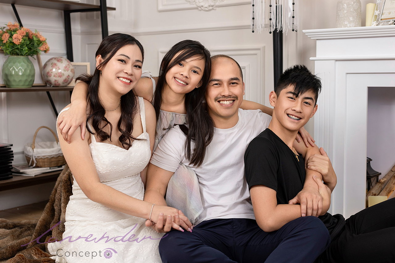 Giá dịch vụ chụp ảnh gia đình tại nhà của Lavender studio