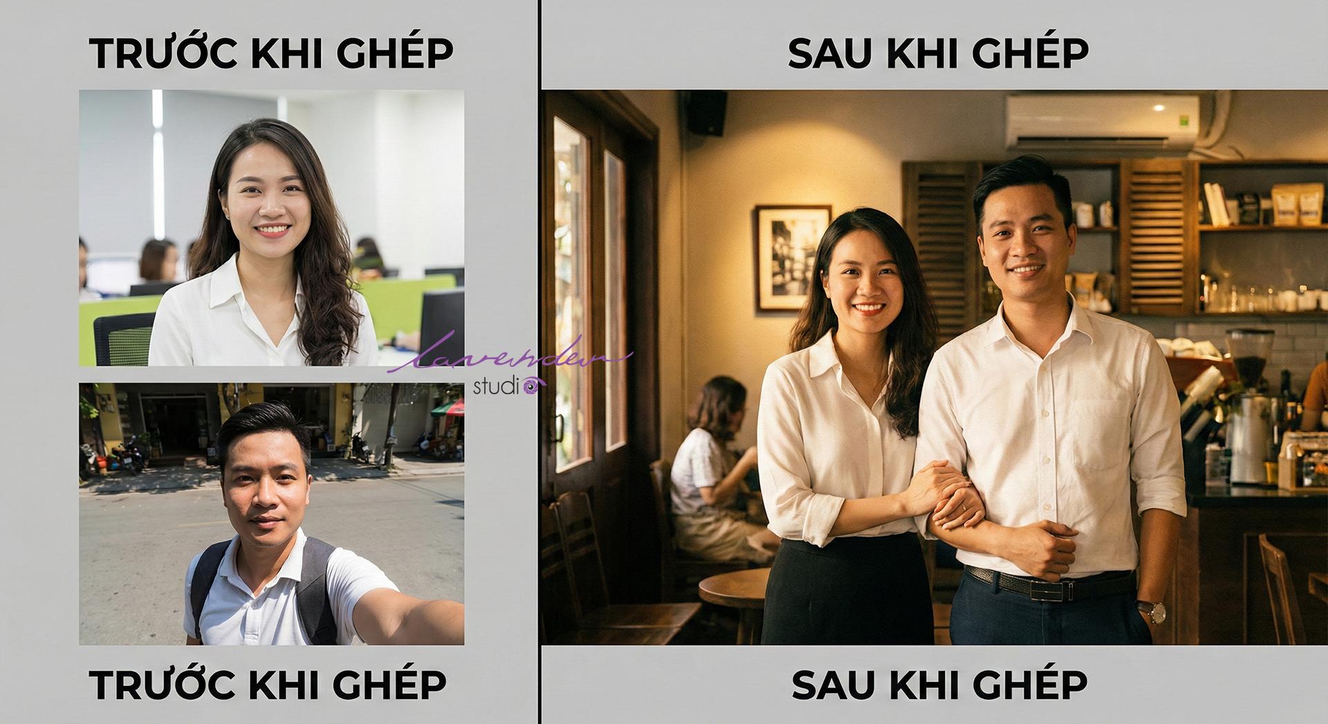 Báo giá dịch vụ ghép ảnh online