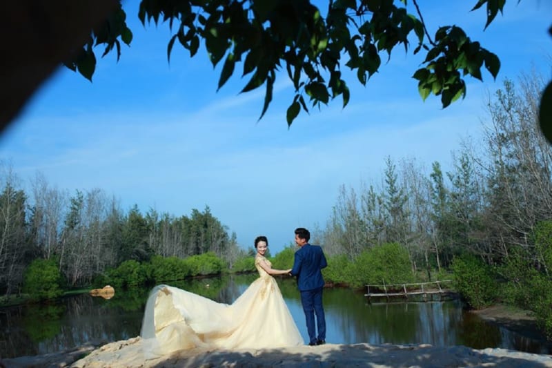 Địa điểm chụp hình cưới ở Hồ Cốc