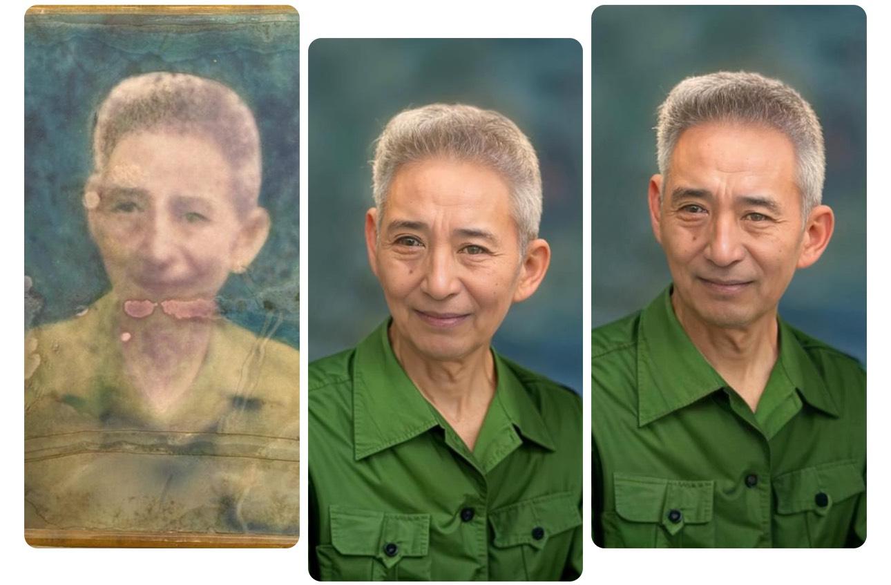 Hướng dẫn phục chế ảnh cũ bằng ai cùng Lavender studio