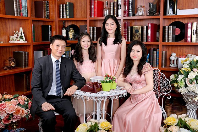 Chụp ảnh gia đình đẹp ở Hà Nội