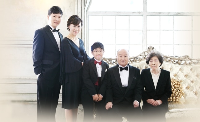 Chụp ảnh gia đình kiểu Hàn Quốc