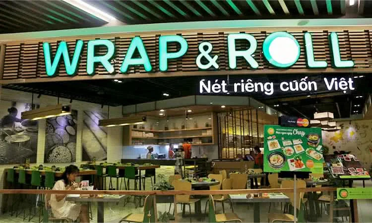 Wrap & Roll - đặc sản cuốn Việt nam top 10 địa chỉ nhà hàng ngon nhất và nổi tiếng ở Sài Gòn năm 2025